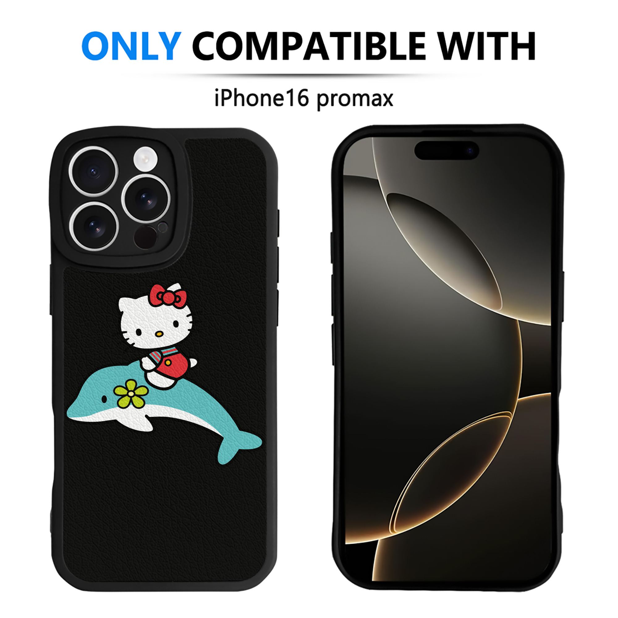 （画像用） Hello Kitty ハローキティ 【iPhone 16シリーズ対応】シリコンスマホケース（レザー調） 材質：シリコン